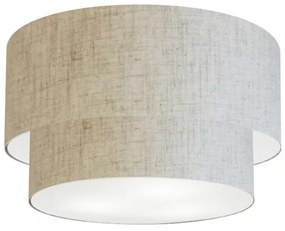 Plafon Para Banheiro Cilíndrico SB-3045 Cúpula Cor Rústico Bege
