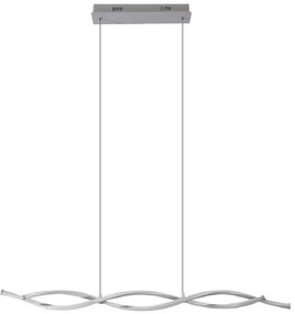 Pendente Led Metal Aluminio Branco 30W Flow - LED BRANCO NEUTRO (4000K)