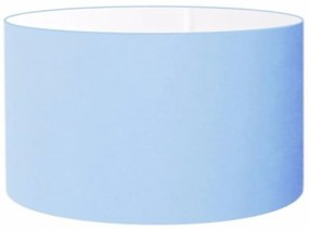 Cúpula Abajur Cilíndrica Cp-7023 Ø50x21cm Azul Bebê
