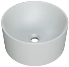 Cuba Pia Para Banheiro Redonda 30cm Celine C08 Cinza - Mpozenato