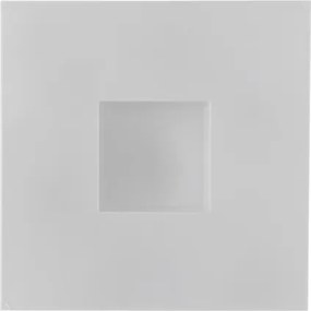 Plafon De Sobrepor Alumínio Branco 50x50cm Asturias