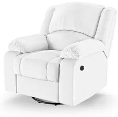 Poltrona do Papai Reclinável Pietra Glider Giratória Massagem FH9 PU B