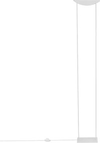 Luminaria De Piso Led Aluminio Branco 10W 3000K Scoutillo