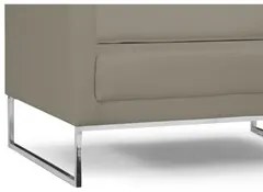 Poltrona Decorativa Maia 106cm C19 Corano Bege Escuro - Domi