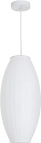 Pendente Tecido E Metal Branco 24X50cm Balloon