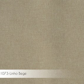 Kit 2 Cadeiras Decorativa Sala de Jantar Sidnei Linho Bege G17 - Gran Belo