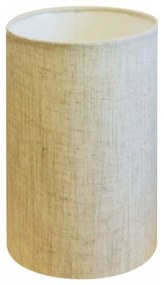 Cúpula Abajur Cilíndrica Cp-7002 Ø13x30cm Rustico Bege