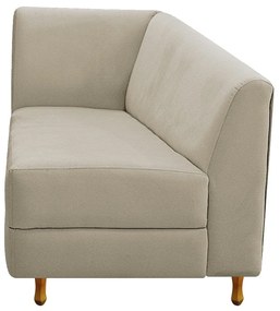 Recamier Valéria 160cm Lado Direito Corano Bege - ADJ Decor