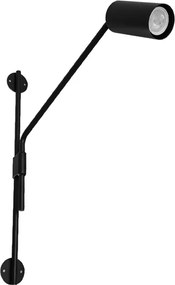 Arandela Articulada Aco Preto