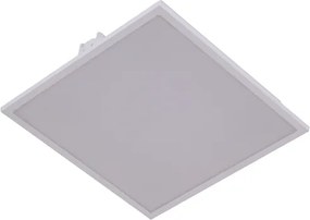 Plafon Led De Embutir Quadrado Branco 8w Edge