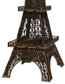 Torre Eiffel Decorativa Corte Laser MDF Cru 60cm - D'Rossi