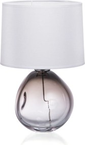 Abajur Murano Forma Orgânica - Quartzo Fume Quartzo Fume