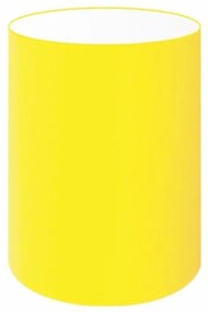 Cúpula Abajur Cilíndrica Cp-8004 Ø15x25cm Amarelo
