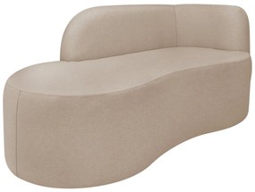 Divã Recamier Orgânico Tokyo 160cm Lado Esquerdo Linho - ADJ Decor