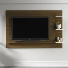 Painel Home para TV até 65 Sala de Estar PL3002 Capuccino/Off White G69 - Gran Belo