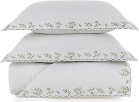 Colcha c/ Porta Travesseiros Trussardi Cetim 300 Fios Zagara - Queen  Queen