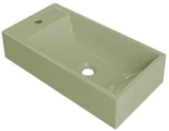 Cuba Pia de Apoio Para Banheiro Retangular 54cm Alva C08 Verde - Mpoze