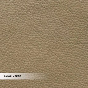 Poltrona Decorativa Rosalie Couro Bege G34 - Gran Belo