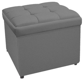 Calçadeira Copenhague 90 cm Solteiro Corano Cinza - ADJ Decor