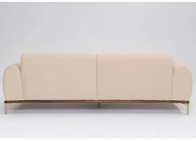 Sofá 3 Lugares Tóquio D07 230cm Linho Mescla Bege - D'Rossi