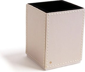 Porta Caneta/Lápis Sottile Casa em Couro PU - Gelo  Gelo