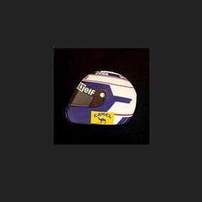 Quadro 3D Decorativo Helmet AP 1993 Branco G53 - Gran Belo