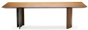 Mesa de Jantar Daisy Carvalho Amêndoa 220cm - 77306 Sun House