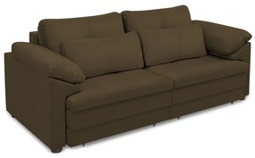 Sofá Retrátil Elétrico Sala de Estar Nolan Bipartido 250cm Conforto Premium em Couro Cappuccino G58 - Gran Belo