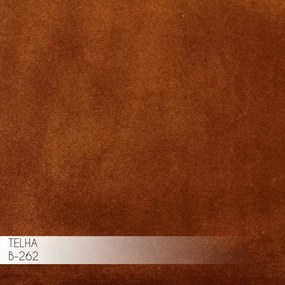 Poltrona Decorativa Sala de Estar Lucca Veludo Telha G15 - Gran Belo