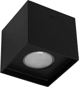 Plafon Sobrepor Aluminio Recuado 7,5Cm - PRETO