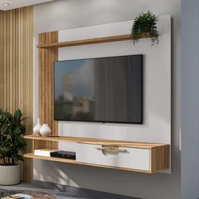 Painel Jeri Cinamomo/Off White - Bechara Móveis