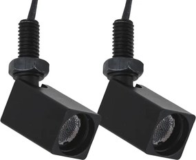 Kit Spot Led De Embutir 1w 24° 24v 2700k Leya - PRETO