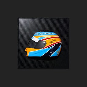 Quadro 3D Decorativo Helmet R26 FA Azul G53 - Gran Belo