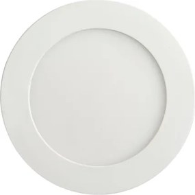 Plafon Led De Embutir Redondo Branco 6W 12Cm Panel - LED BRANCO NEUTRO (4000K)