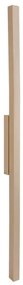 Arandela Led Aluminio Dourado 17,6W 3000K 127V Fit15