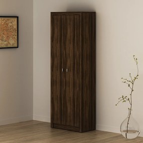 Armário Estante Alto para Escritório Home Office ME4105 MDP Nogal G69 - Gran Belo