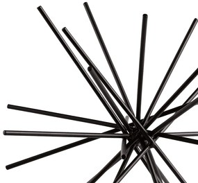 Enfeite Decorativo Ouriço em Metal para Escritório Preto 12 cm M02 - D'Rossi