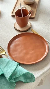 Prato Sobremesa Bio Terracota