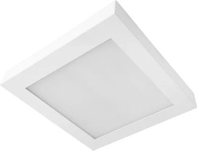 Plafon Led Sobrepor Quadrado 25W Luz Branca Londres