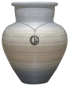 Vaso Cachepô Grande Liso Decorativo em Cerâmica - Borboleta Alto Brilho