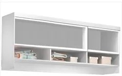 Quarto Infantil 05 Peças Eloísa com Berço e Cômoda Branco - Phoenix Ba