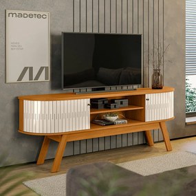 Rack TV 75 Pol 183cm Bancada para Sala Enzari M20 - D'Rossi - Cianmomo e Off White