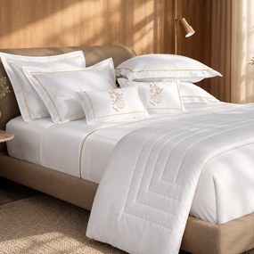 Jogo de Cama Trussardi Cetim 300 Fios Doppio - Natale  Queen