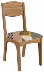 Kit 2 Cadeiras Para Sala de Jantar MDF Assento Estofado Nancy D01 Frei