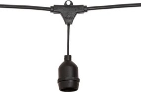 Luminária Cordão Preto 5,5 Metros Ip65 Hang
