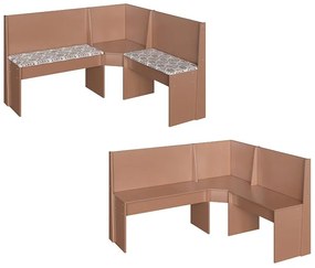 Conjunto Completo Canto Alemão, Almofada, Mesa E Banco - Ceramic