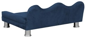 Cama Sofá Pet Meg Para Cães E Gatos Elegante e confortável Suede Azul Marinho