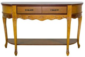 Aparador com 2 Gavetas e Prateleira Entalhado - Wood Prime NP 33233
