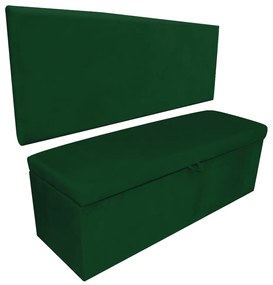 Kit Calçadeira e Painel Clean 100 cm Suede Verde D'Rossi