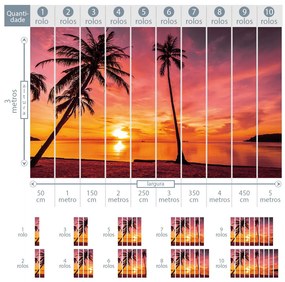 Painel fotográfico Por do Sol